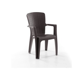 Resim Side 4'lü Rattan Sandalye Kahve Kahve 