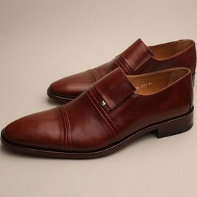 Resim Gondol Erkek Hakiki Deri Klasik Kösele Taba 41 Ttx.133 