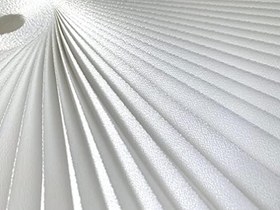 Resim Pliper Beyaz - Plise Cam Balkon Perdesi Yapışkanlı 3400001 (100 x 250) 