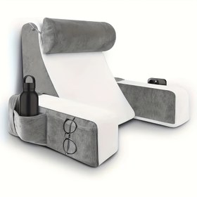 Resim Ekstra Büyük Yastıklı - Çıkarılabilir Kapağa Sahip Yatak Yastığı - TV, Okuma, Oyun, Şekerleme için Arkalık Minderi - Ağır Hizmet Tipi yatak, İskelet ve Zemin üzerinde kullanım için idealdir. Yetişkinler & Ev Sineması için uygundur Makinede, Oturma için yatak yastıkları,Sırt Desteği Yatak Yastığı,Kılıflı Yatak Dinlenme Yastığı,Yatak Başlığı Yastık,Yatakta Oturma İçin Sırt Yastığı,Yatak Yastığı,Yatak Kama Yastığı,Yatak Dinlenme Yastığı 