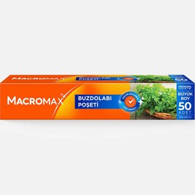 Resim Macromax Buzdolabı Poşeti Büyük 50 Adet 