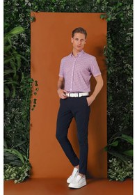 Resim Efor Slim Fit Yan Cepli Düz Esnek Casual Lacivert Pantolon P 1144 Lacivert 