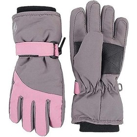 Resim Heat Holders Çocuk Ve Kız Çocukları İçin Su Geçirmez Sıcak Polar Astarlı Yalıtımlı Kış Termal Kayak Eldivenleri 