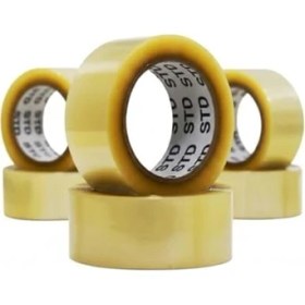 Resim SDT Group Std Pro Şeffaf Koli Bandı 45MM x 100M - 41 Mikron Hotmelt Güçlü Yapışkanlı - Paketleme, Ambalaj ve Koli Kapama Bandı (6'lı Set) 