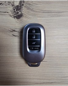 Resim Honda Civic Fe1 2021-2025 Uyumlu İthal Mat Silikon Anahtar Kabı 