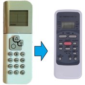 Resim Demirdöküm Uyumlu A410 Inverter 24 Hp Klima Kumandası -Eşdeğer 