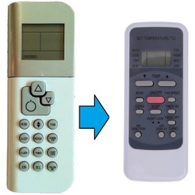 Resim Demirdöküm Uyumlu A410 Inverter 24 Hp Klima Kumandası -Eşdeğer 