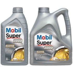Resim Mobil Super 3000 X1 5W-40 Tam Sentetik Motor Yağı 4 L + 1 L 