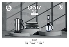 Resim Arnica ST90005 Inox 3 Parça Çeyiz Seti 