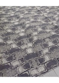 Resim Savan Dokuma Halı Örtüsü 9m² 240 340 Gri 