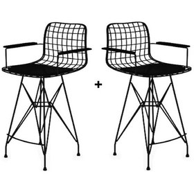 Resim Knsz masa sandalye takımı hem105zengin byzsyh 060*060 2 sandalye syhsyh kolçaklı 