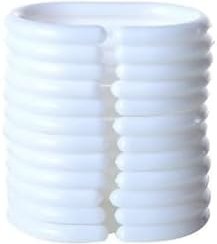 Resim Banyo Perdesi 2x120x200 Çift Kanat Duş Perdesi Halka Hediyeli Duşakabin Perdesi 2108 