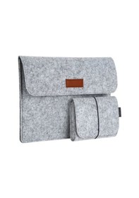 Resim Apple 13 İnç Macbook Air İçin Küçük Cepli 13,3 İnç Dizüstü Bilgisayar Kılıfı Koruyucu Dizüstü Bilgisayar Çantası Keçe Kılıf Diğer 