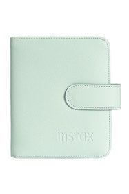 Resim Fujifilm Instax mini 12 Yeşil Fotoğraf Makinesi-10'lu Film-Çerçeve-Kare Albüm ve Deri Kılıf Seti 