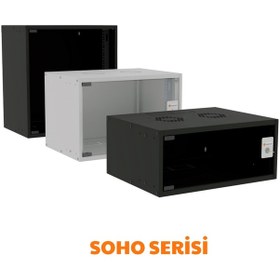 Resim Kastap 4U 19'' Soho Rack Kabinet (Siyah) Boyut 540Mmx400 