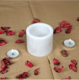 Resim Vaso Kalemlik/kaşıklık Beyaz 