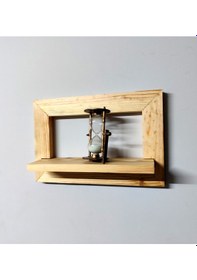 Resim Bfd Shop Çerçeveli Duvar Rafı 20x30cm Naturel 
