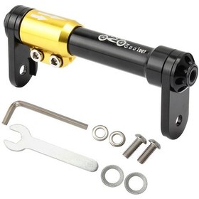 Resim Reedark Alüminyum Brompton Bisikleti Genişletme Çubuğu - Teleskopik, Sabit Konum, Sessiz Döngü, Siyah Renk, Kolay Kurulum 100-115mm Uyumlu 