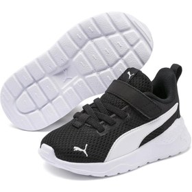 Resim Puma Anzarun Lite Ac Inf 372010-01 Bebek Spor Ayakkabı Siyah-beyaz 