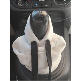 Resim darinza Araç Vites Kılıfı Vites Kıyafeti - Vites Poları Beyaz zincirli 