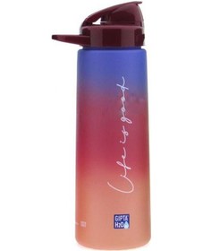 Resim Gıpta 600 Ml Life Is Good Tritan Matara – (Bordo Kapak) 