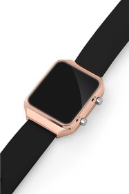 Resim ÇENÇEN Unisex Siyah Silikon Dijital Led Kol Saati 