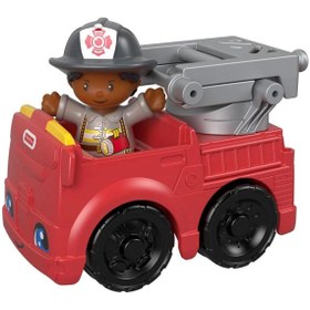 Resim Fisher Price Little People Araçlar İtfaiye Aracı GGT33-GGT34 