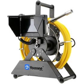 Resim yoosee Tesisat Ustalarının Yeni Gözleri-Bataryalı,50metre Sarı Sert Kablolu 17mm Pis Su Kamerası 