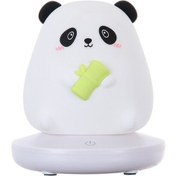 Resim Szypzstore Yatak Odası Gece Lambası Çocuklar Için Sevimli Hayvan Led Silikon Lamba Dokunmatik Sensör Kısılabilir Çocuk Tatil Hediye Panda Y8a38k Beyaz 