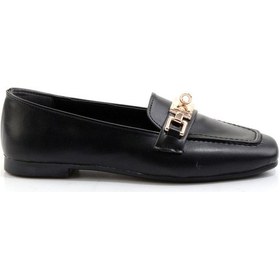 Resim Siyah Kadın Loafer Ayakkabı K01641022509 Çok Renkli 