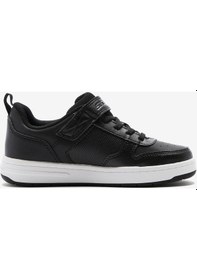 Resim Skechers Smooth Street Büyük Erkek Çocuk Siyah Spor Ayakkabı 405632l Bkw Siyah 