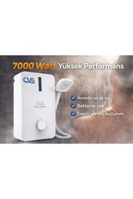 Resim Toptancı Amca Alev Almayan Elektrikli Şofben 7000W – Yüksek Güçlü Ani Su Isıtıcı, 3 Kademe, Su Basınç Emniyeti 