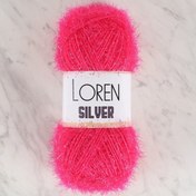 Resim Loren Silver Fuşya El Örgü İpi - RS0021 - 34077 