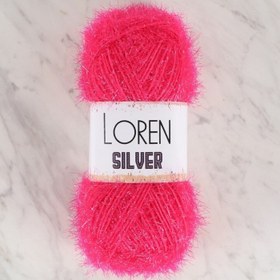 Resim Loren Silver Fuşya El Örgü İpi - RS0021 - 34077 