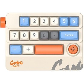 Resim Mkespn Rgb Hot Swap Kablosuz Mekanik Klavye Rocker Knob Programlama Makro Özel Oyun Klavyesi Kumandalı 