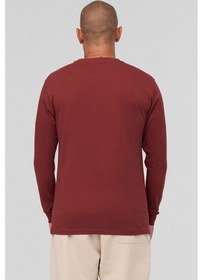Resim Columbia Erkek Uzun Kollu T-shirt Bordo 
