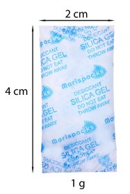 Resim Marispacks 1 G X 4000 Adet Silikajel Nem Alıcı Paket (aihua Paper, Polietilen Poşette) 