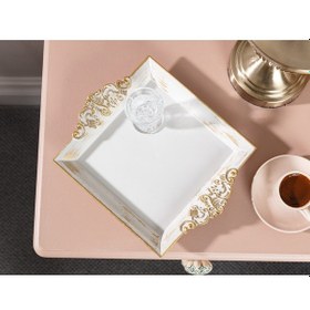 Resim Madame Coco Barroco Tepsi Küçük Barroco26x22x3cm-soft Ekru 