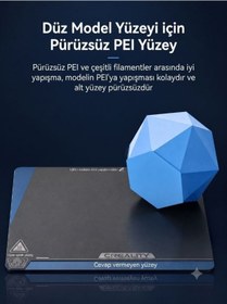 Resim Creality K1c Smooth Peı Yapı Plakası 265 250 8mm 