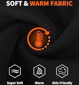 Resim VNLEXMC Erkekler ve Kadınlar için Hafif Kar Maskesi - Rüzgar Geçirmez, Kar Geçirmez ve UPF 50+ Termal Yüz Kapağı, Reflektörlü Logo, Kayak, Snowboard, Bisiklet ve Motosiklet için Soğuk Hava Ekipmanları 