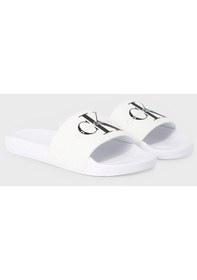 Resim Calvin Klein Kadın Terlik Yw0yw00103 01w Beyaz-siyah Beyaz - Siyah 