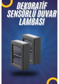 Resim Flzdgnkr Yeni Model Solar Çift Taraflı Duvar Lambası Dekoratif Duvar Lambası 