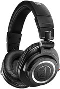 Resim Mu Art Ahşap Audio-Technica M50Xbt2 Kablosuz Kulaklık, Siyah 
