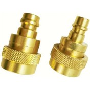 Resim Dashanshop Golden R1234yf R134a Adaptör Seti Yüksek Ve Düşük Basınç Bağlantı Kit 