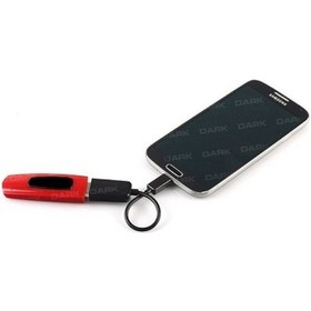 Resim Dark 20cm Dk Cb Usb2mıcrotg2 Micro Usb 2 0 Otg Kablo Siyah 