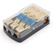 Resim 60a Audio Agu Style 1 Araba İçin 3 Out Devre Kesici Sigorta Tutucu Amplifikatör 