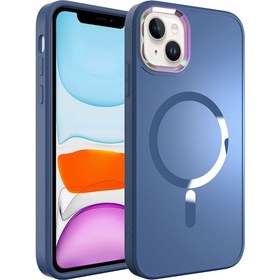 Resim İphone 13 Uyumlu Magsafe Wireless Şarj Özellikli Zore Stil Kılıf-sierra Mavi Sierra Mavi 