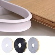 Resim 1 adet Kendinden Yapışkanlı Mobilya Kenar Bandı, 5m/16.4ft Esnek TPE Kaplama Şerit, Kontrplak Kenar Mühürleme, Köşe ve Kenar Güvenlik Tamponları, Masa, Masa ve Dolap Koruma 