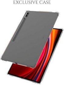 Resim Galaxy Tab S9 FE Plus 12,4 inç Uyumlu Silikon Yumuşak Darbeye Dayanıklı Şeffaf Antişok Kılıf 