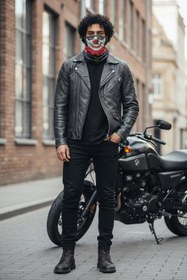 Resim KANİNCHEN Unisex Buff Maske Motorcu Maskesi Boyunluk Baf 